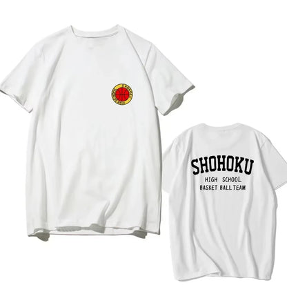 2025 Youth Retro SLAM DUNK Master Slam Dunk Short-sleeved Men Women T-shirt Xiangbei Team Sakuragi Flower Road Same Cotton Shirt