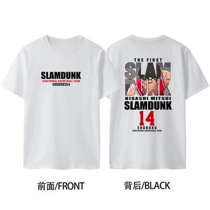 Slam Dunk 2025 Anime Japanese Harajuku Graphic T-Shirt Printed T-Shirt Men's and Women's T Shirt
