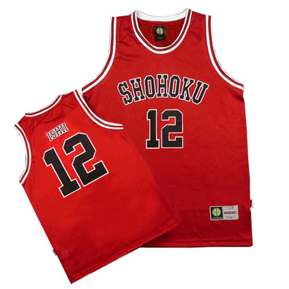Anime Shohoku School Basketball Team Jersey 1-15 Cosplay Costume Sakuragi Hanamichi Rukawa Jersey Sports Wear Uniform