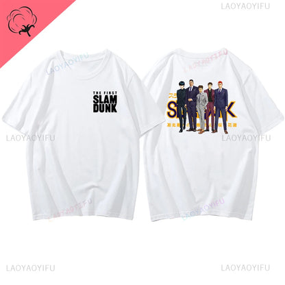 Slam Dunk Basketball Summer Sports Illustrated Short Sleeve T-shirt SlamDunk Sakuragi Hanamichi Printed Man Loose Tide Clothes