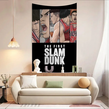 Anime SLAM DUNK Sakuragi DIY Wall Tapestry for Living Room Home Dorm Decor Wall Art Decor