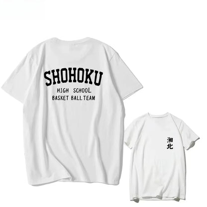 2025 Youth Retro SLAM DUNK Master Slam Dunk Short-sleeved Men Women T-shirt Xiangbei Team Sakuragi Flower Road Same Cotton Shirt