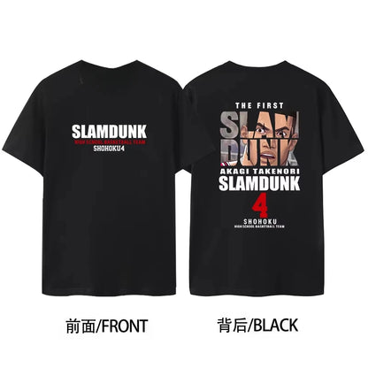 Slam Dunk 2025 Anime Japanese Harajuku Graphic T-Shirt Printed T-Shirt Men's and Women's T Shirt