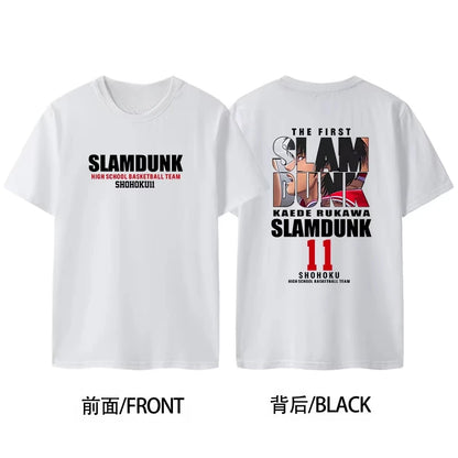Slam Dunk 2025 Anime Japanese Harajuku Graphic T-Shirt Printed T-Shirt Men's and Women's T Shirt