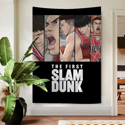 Anime SLAM DUNK Sakuragi DIY Wall Tapestry for Living Room Home Dorm Decor Wall Art Decor