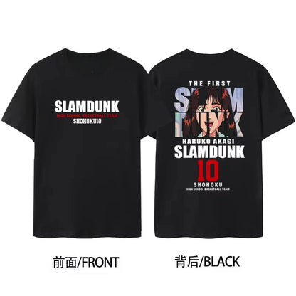 Slam Dunk 2025 Anime Japanese Harajuku Graphic T-Shirt Printed T-Shirt Men's and Women's T Shirt