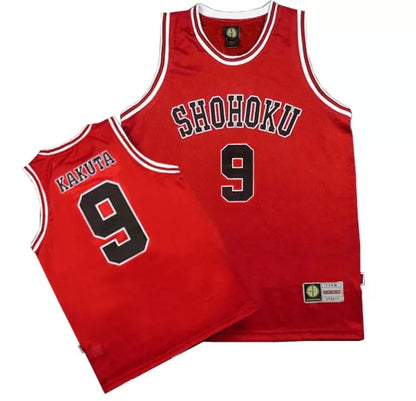 Anime Shohoku School Basketball Team Jersey 1-15 Cosplay Costume Sakuragi Hanamichi Rukawa Jersey Sports Wear Uniform