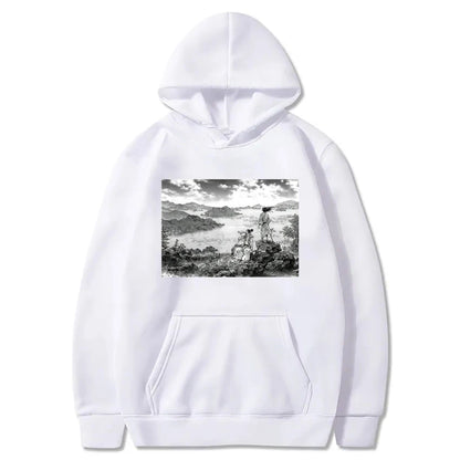 Japan Manga VAGABOND Miyamoto Musashi Print Man Hoodies Acg Fans Streetwear Hipster Otaku Clothing Casual Girl Sweatshirts