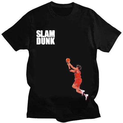 Anime Slam Dunk Jerseys Roles Tshirt for Soft Printed Men's Clothing New Arrival Anim Japanese Anime Female T Shirt