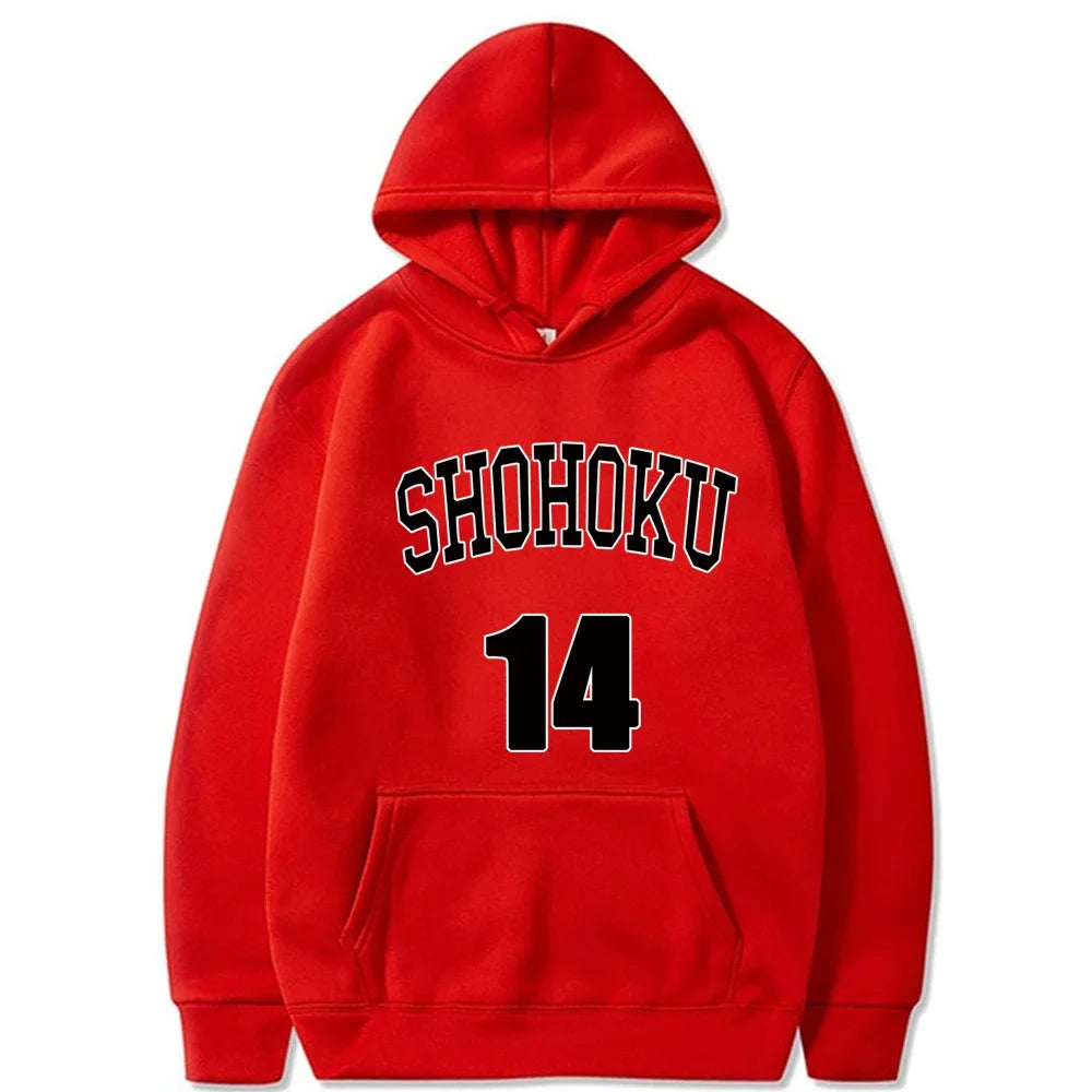 Anime Grand Slam Dunk Neutral Hoodie Fashion Cosplay Hoodie Harajuku Hip Hop Sweatshirt Autumn/Winter Daily Casual Wear