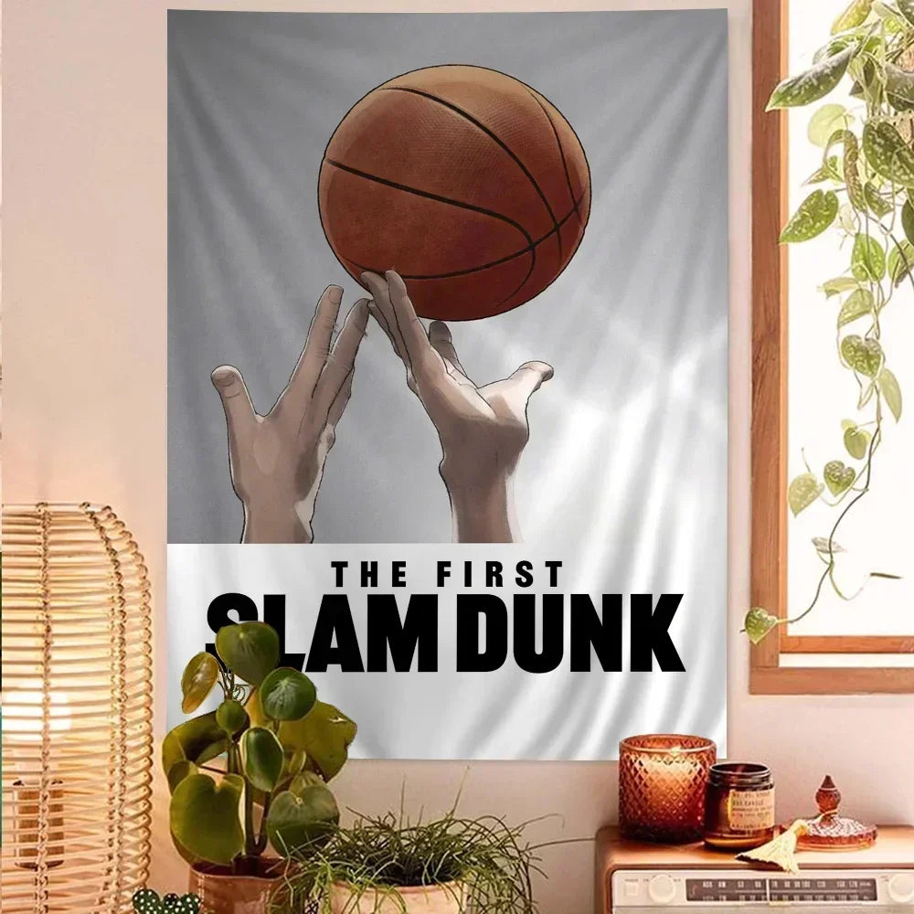 Anime SLAM DUNK Sakuragi DIY Wall Tapestry for Living Room Home Dorm Decor Wall Art Decor