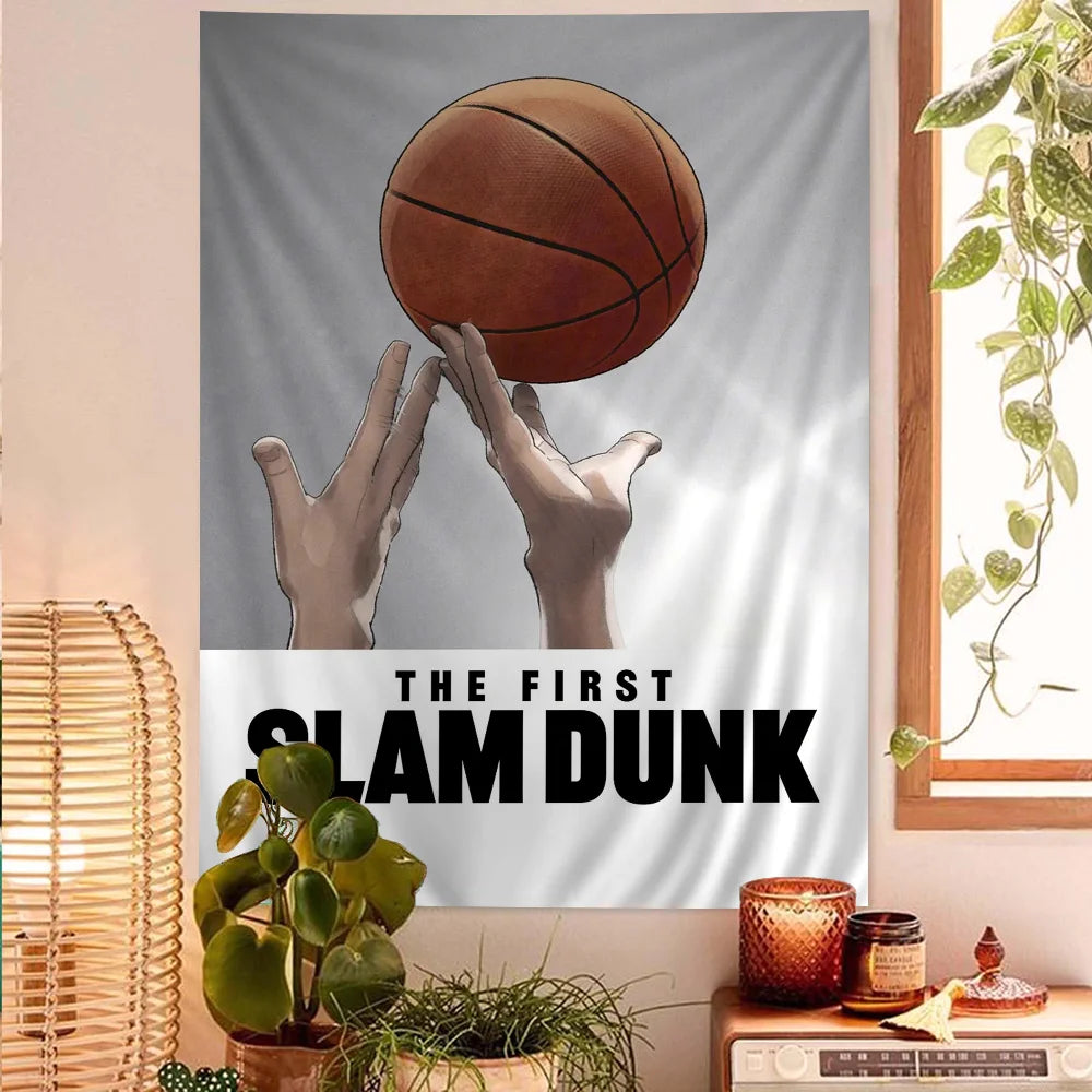 Anime SLAM DUNK Sakuragi DIY Wall Tapestry for Living Room Home Dorm Decor Wall Art Decor