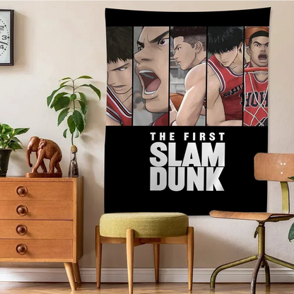 Anime SLAM DUNK Sakuragi DIY Wall Tapestry for Living Room Home Dorm Decor Wall Art Decor