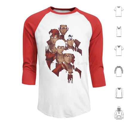 Slam Retro Vintage Hoodie Cotton Long Sleeve Anime Slam Manga Basketball Japan Shohoku Hanamichi Sakuragi Sakuragi