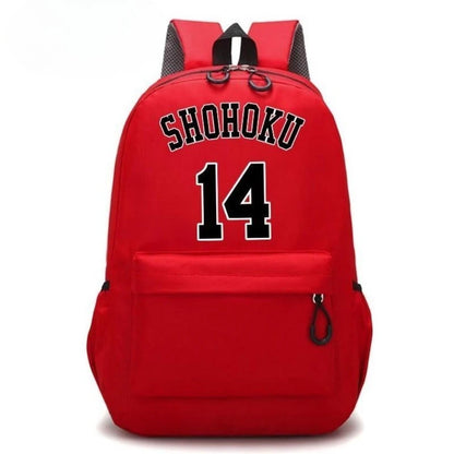 Slam Dunk Rukawa Kaede ShinichiMaki Cartoon Cute Backpack Multifunctional Backpack Gift for Middle and High School Students