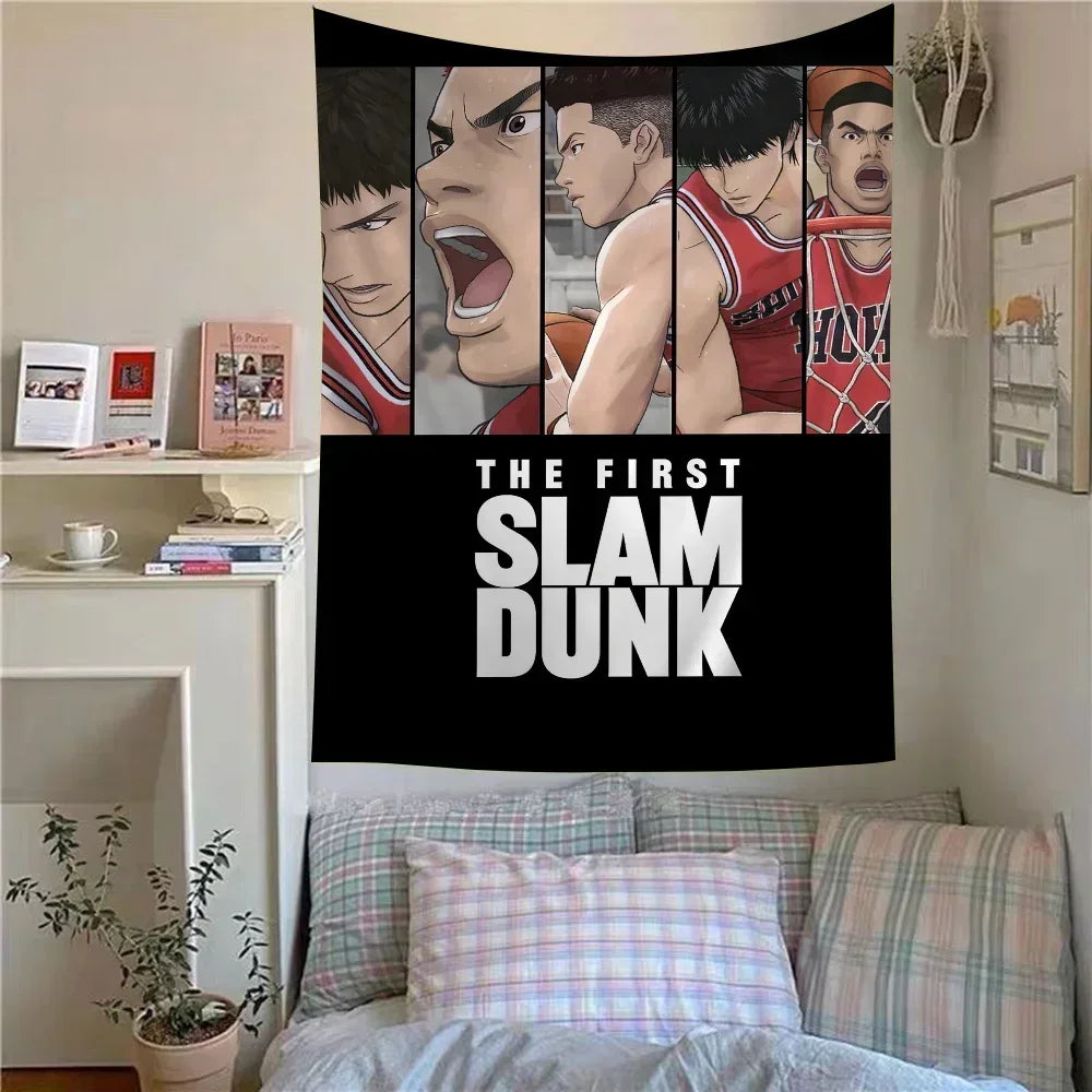 Anime SLAM DUNK Sakuragi DIY Wall Tapestry for Living Room Home Dorm Decor Wall Art Decor