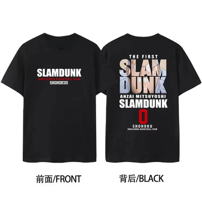 Slam Dunk 2025 Anime Japanese Harajuku Graphic T-Shirt Printed T-Shirt Men's and Women's T Shirt