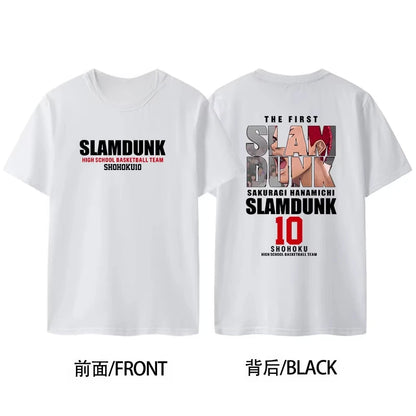 Slam Dunk 2025 Anime Japanese Harajuku Graphic T-Shirt Printed T-Shirt Men's and Women's T Shirt