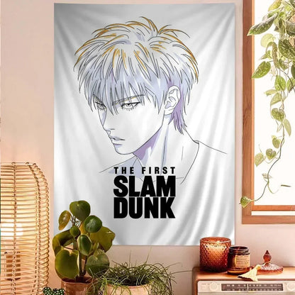Anime SLAM DUNK Sakuragi DIY Wall Tapestry for Living Room Home Dorm Decor Wall Art Decor