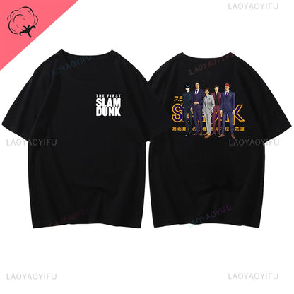 Slam Dunk Basketball Summer Sports Illustrated Short Sleeve T-shirt SlamDunk Sakuragi Hanamichi Printed Man Loose Tide Clothes