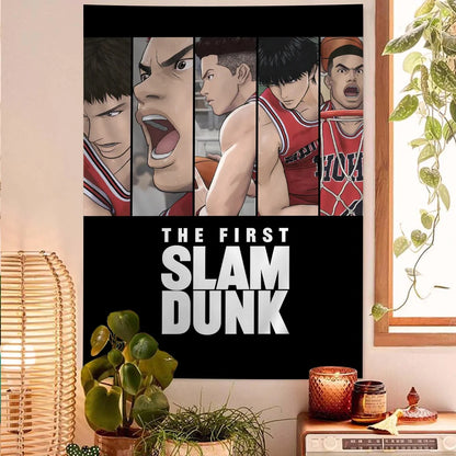 Anime SLAM DUNK Sakuragi DIY Wall Tapestry for Living Room Home Dorm Decor Wall Art Decor