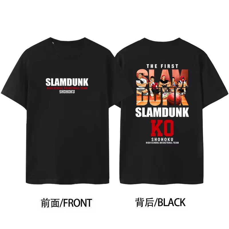 Slam Dunk 2025 Anime Japanese Harajuku Graphic T-Shirt Printed T-Shirt Men's and Women's T Shirt