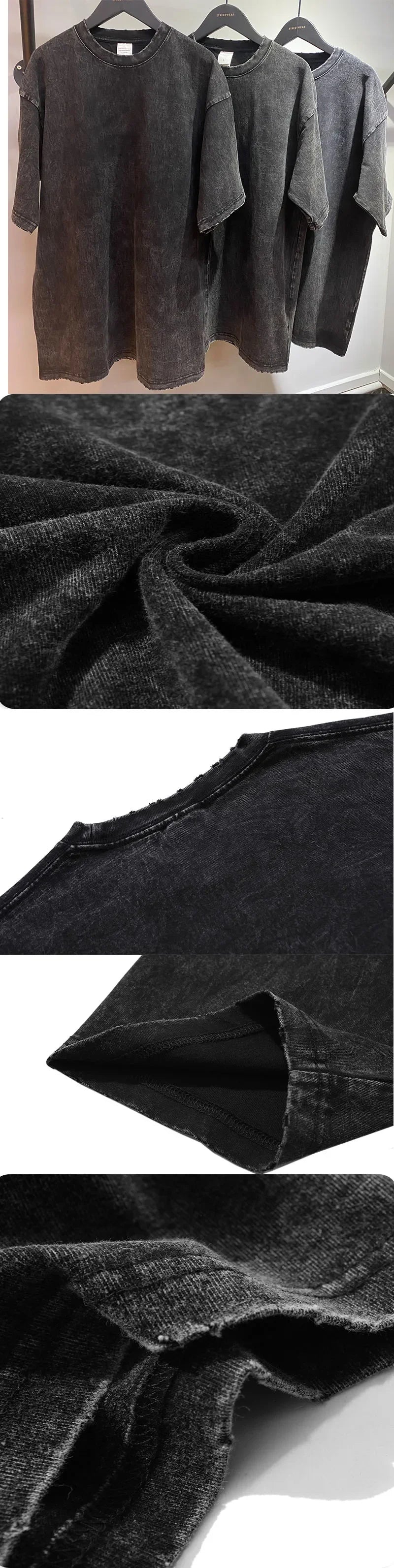 Men Streetwear Tshirt Anime Vagabond Graphic Print Vintage Harajuku Washed Black T Shirt Men Summer Casual Cotton Loose Top Tee