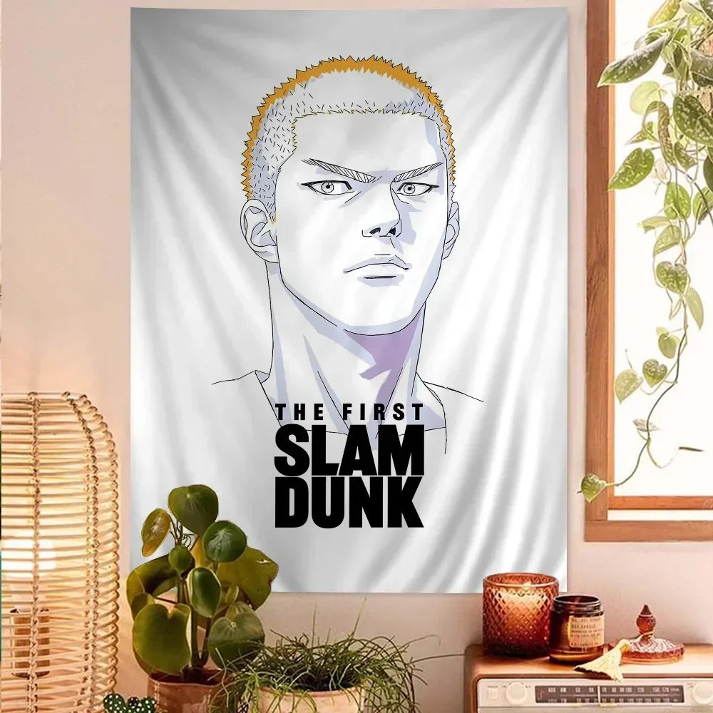 Anime SLAM DUNK Sakuragi DIY Wall Tapestry for Living Room Home Dorm Decor Wall Art Decor
