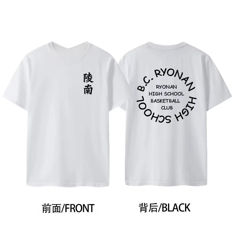 Slam Dunk 2025 Anime Japanese Harajuku Graphic T-Shirt Printed T-Shirt Men's and Women's T Shirt