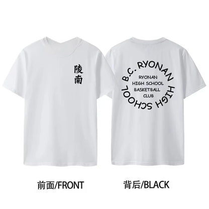 Slam Dunk 2025 Anime Japanese Harajuku Graphic T-Shirt Printed T-Shirt Men's and Women's T Shirt