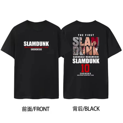 Slam Dunk 2025 Anime Japanese Harajuku Graphic T-Shirt Printed T-Shirt Men's and Women's T Shirt