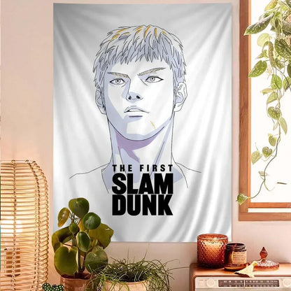 Anime SLAM DUNK Sakuragi DIY Wall Tapestry for Living Room Home Dorm Decor Wall Art Decor