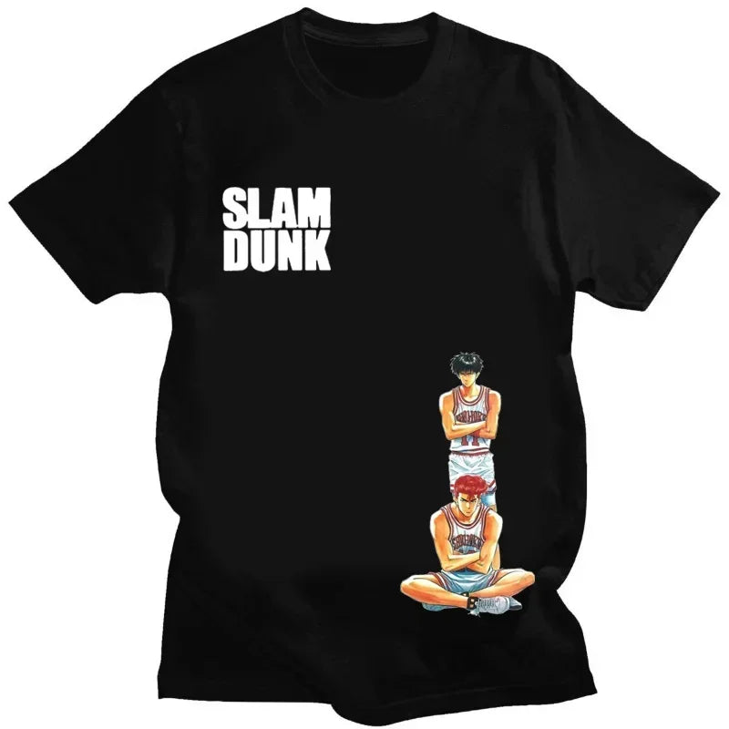 Anime Slam Dunk Jerseys Roles Tshirt for Soft Printed Men's Clothing New Arrival Anim Japanese Anime Female T Shirt
