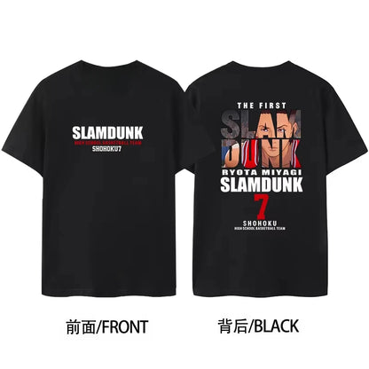 Slam Dunk 2025 Anime Japanese Harajuku Graphic T-Shirt Printed T-Shirt Men's and Women's T Shirt
