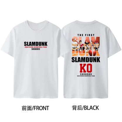 Slam Dunk 2025 Anime Japanese Harajuku Graphic T-Shirt Printed T-Shirt Men's and Women's T Shirt